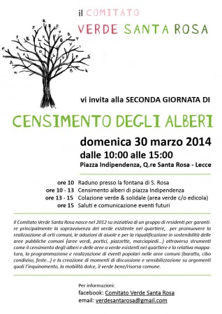 2a giornata di censimento degli alberi